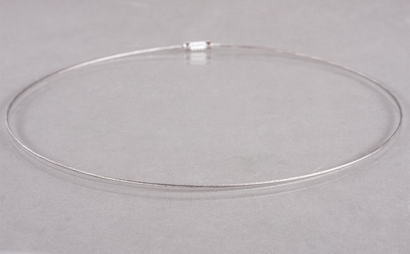 Fil pour bijoux-collier, 0,4mm ø, 50cm