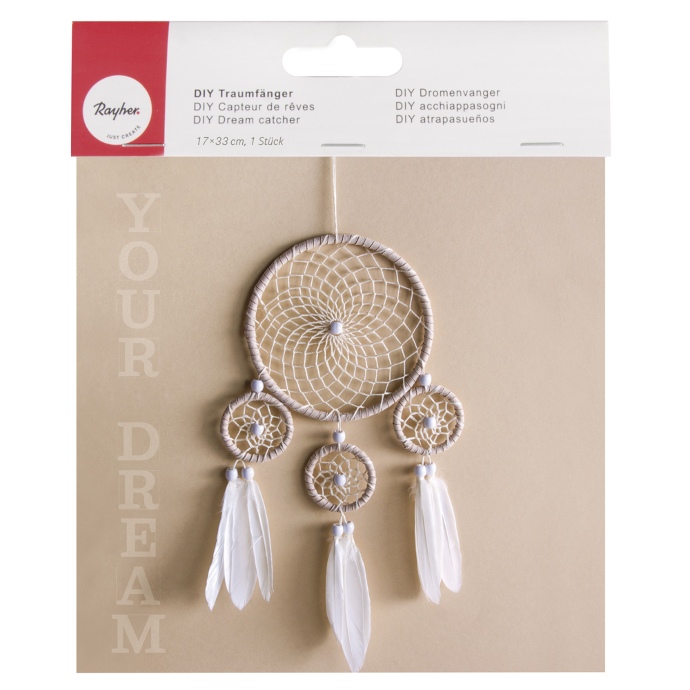 Rayher® Beige/Braun Rayher 66046000 Bp: Diy Traumfänger, 17X33cm, Sb-Btl 1Stück - Image 4