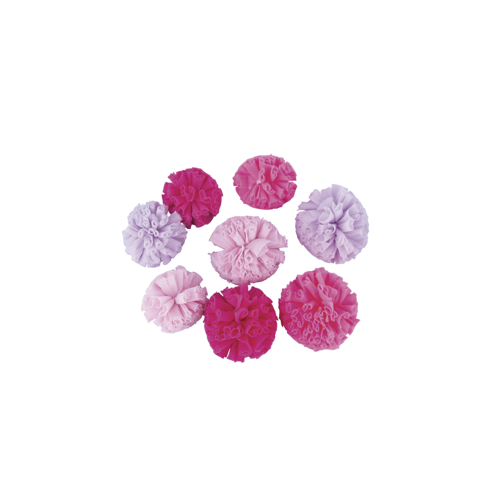 Rayher Pompons - Pink - 8 Stück - Image 3