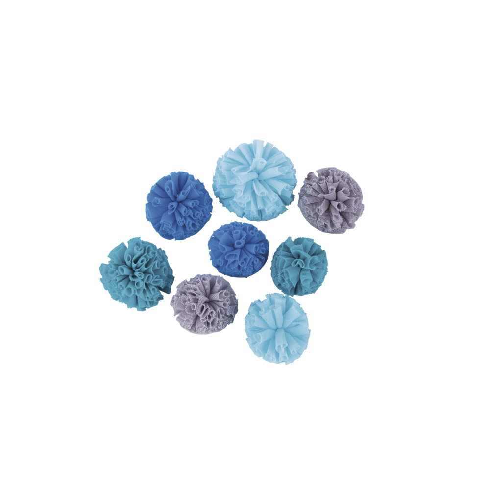 Rayher Pompons Ø 4,0-5,0 cm, 8 St. - Image 3