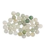 Semi-precious stone beads African jade