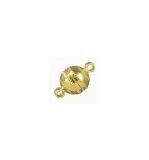 Magnetschließe, rund, 7mm ø, gold