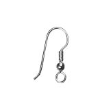 Ear hooks, silver
