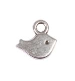 Metall Mini-Anhänger Vogel, silber