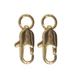 Karabiner-Schließe, gold