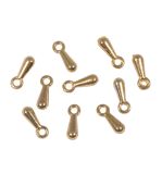 Mini-Anhänger Tropfen, gold