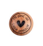 Stempel  Mit Liebe , 3cm ø