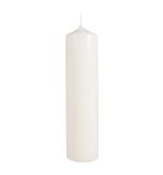 Stumpenkerze, 6cm ø, creme