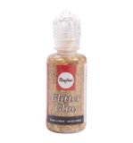 Glitter glue holographic, brilliant gold