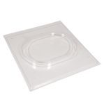 PET Gießform Dekoplatte Oval