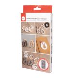 Silikon Gießform Eier + Hasen Anhänger