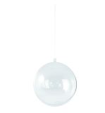 Plastik-Kugel, 2tlg., 14cm ø