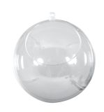 Plastic ball, two-parts, 8cm ø
