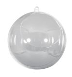 Plastik-Kugel, 2tlg., 12cm ø
