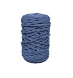Braidy Recycling Garn, geflochten, 4mm ø, jeansblau