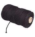 Yarn, 2mm ø, black