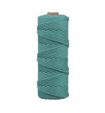 Macramé yarn, 3mm ø, petrol