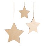 Wood decor Star, FSC Mix Credit