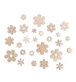 Wooden shapes Blossoms, FSC Mix Credit