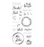 Clear Stamps -  Viele Wünsche