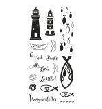Clear Stamps - Fische, Leuchtturm&Co.