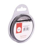 Satinband, schwarz