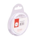 Organza ribbon, white