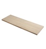 MDF shelf, veneered