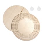 Wood.plates/rings set, FSC Mix Credit