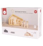 Holz Krippe mit Figuren, FSC 100%