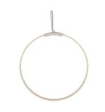 Bambus Ring m. Kordelaufhänger, 22cm ø