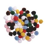 Pompoms, colored