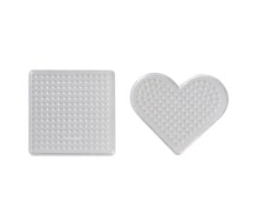 Pin matrix for ironing beads, transp.
