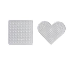 Pin matrix for ironing beads, transp.