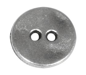 Metall- Zierelement: Knopf, 1,4cm ø