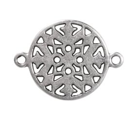Metall-Zierelement Ornament rund