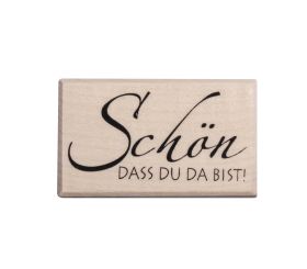 H.- Stempel Schön, dass Du...