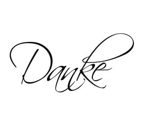 H.- Stempel Danke