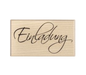 H.- Stempel Einladung