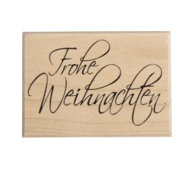 H.- Stempel Frohe Weihnachten
