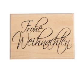 W. stamp  Frohe Weihnachten