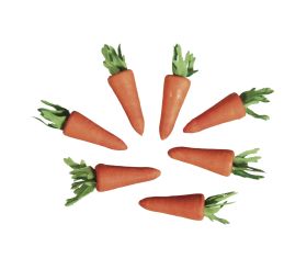Cotton wool carrot, 30 mm