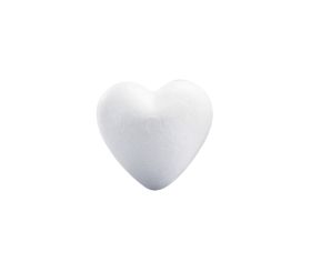 Styrofoam heart 12 cm, full