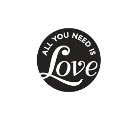 Labels GB All you need is Love , 45mm ø