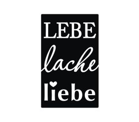 Labels D Lebe,lache,liebe