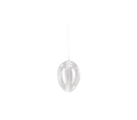 Plastic egg, two parts,  8cm ø