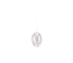 Plastic egg, two parts, 6 cm
