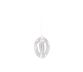 Plastic egg, two parts, 10 cm