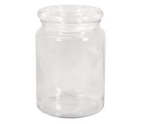 Vorratsglas mit Glasdeckel, 10cm ø