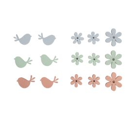 Wooden shapes to scatter Flower/Bird